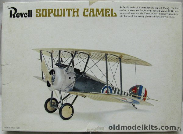 Revell 1/28 William Barker's Sopwith Camel, H291 plastic model kit